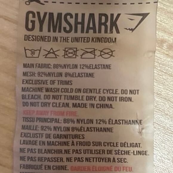 Gymshark Blue Gray Half Zip Long Sleeve Pullover Activewear Sweatshirt Top Sz XS - Picture 5 of 5